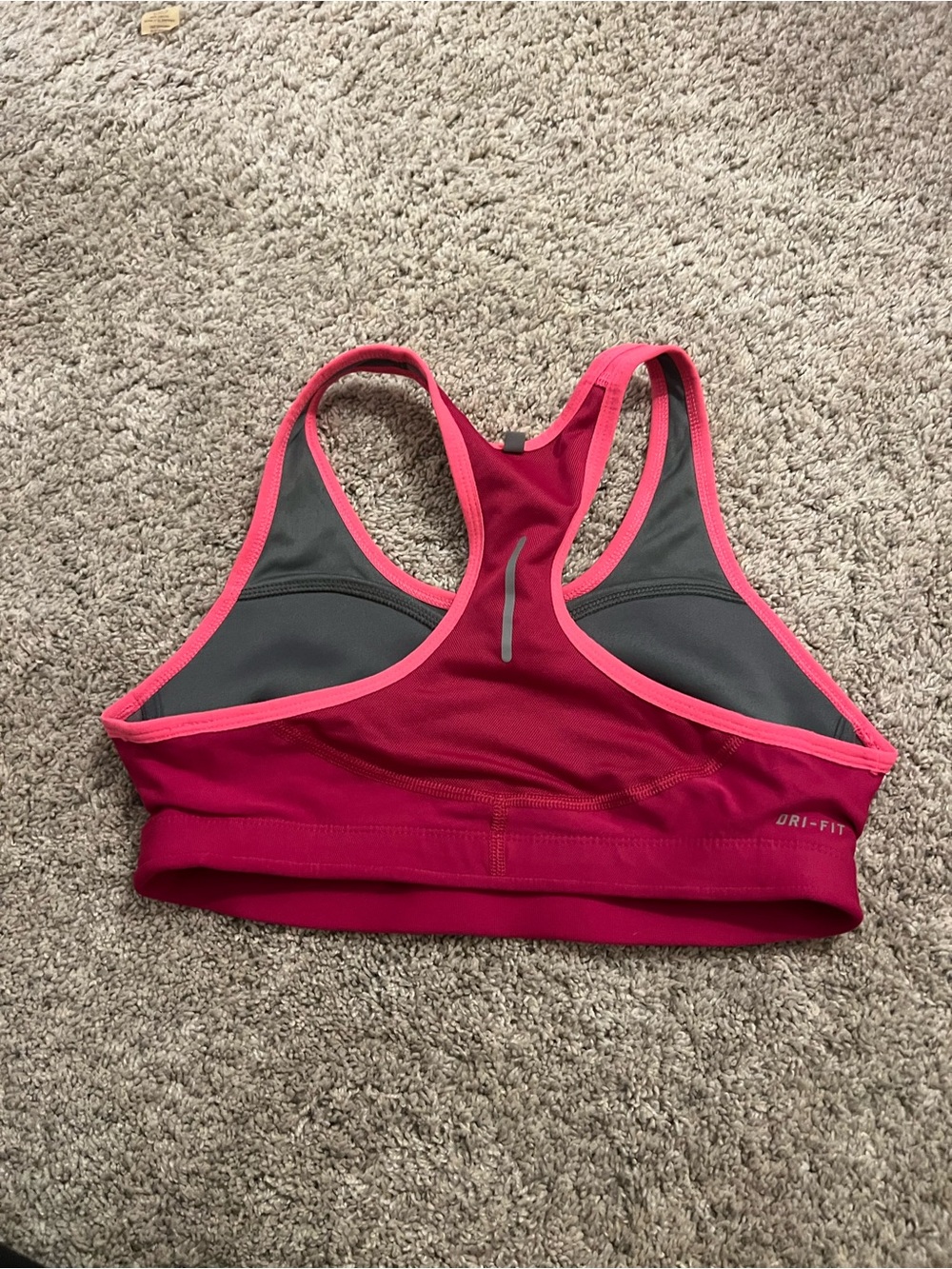 Nike Dri-FIT Pink Racerback Sports Bra